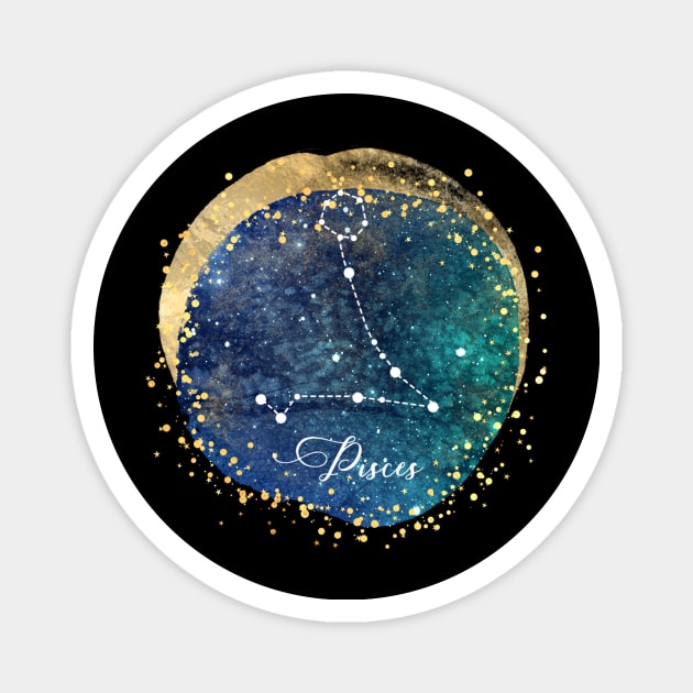 Pisces Constellation Magnet by Underthespell